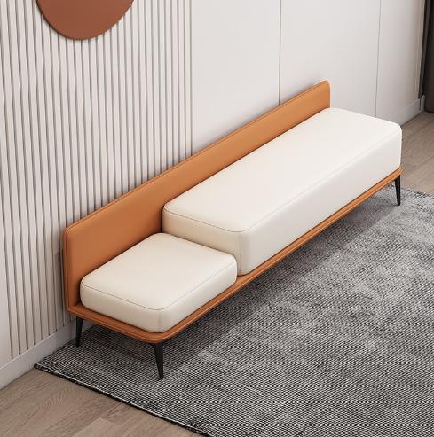 Taburete de cama de dormitorio para sentarse Taburete de sofá de sala de estar Taburete de cambio de zapatos Taburete de sofá largo Taburete de sofá pequeño image 15