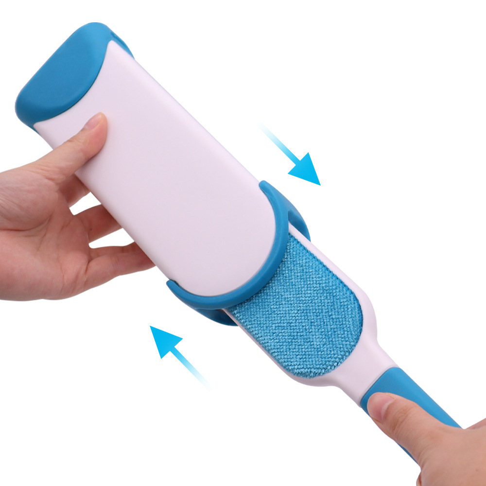 Raspador de pelo de gato, cepillo de pelo de perro, máquina de barrido doméstica, sofá de eliminación de polvo, cepillo de pelo pegajoso, cepillo electrostático, dispositivo de pelo pegajoso para ropa