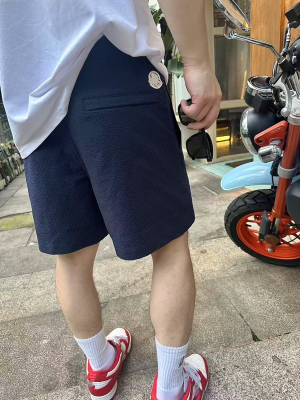 正确版本现货高品质M家新款泡泡皱饰标休闲短裤宽时尚百搭男女款|undefined