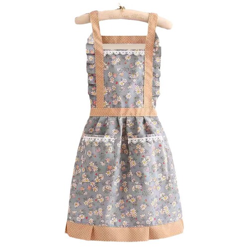 Apron Kitchen Princess Home Use Oil-Proof Special Dining Cooking Workwear Covering Coat Women's Protective Waistcoat