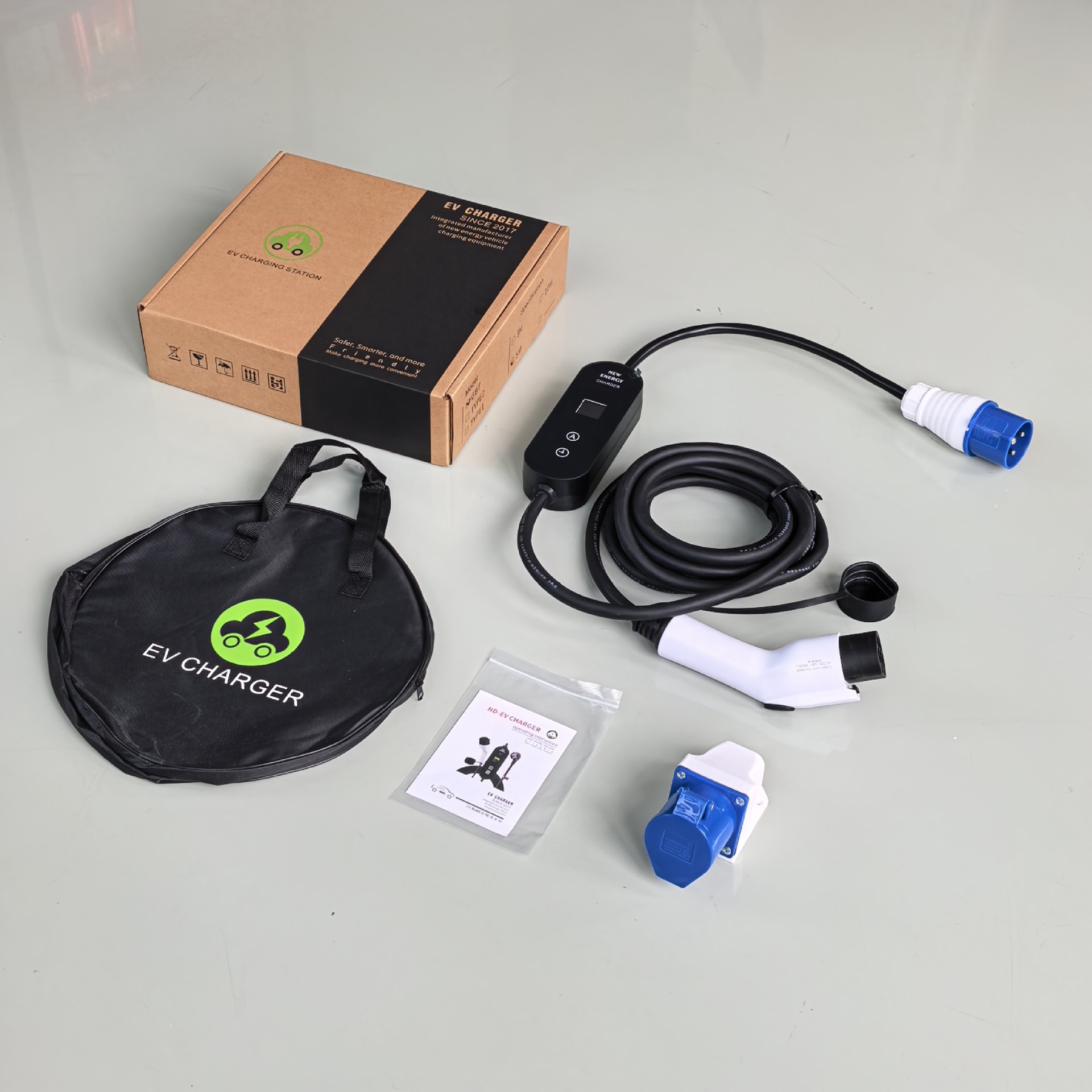 Cee European Type2 Ac Charging Gun Australian Standard Industrial Plug 32A7Kw New Energy Electric Vehicle Ccs2