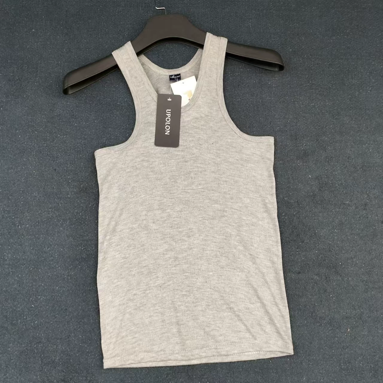 UPOLON cotton vest мужской жилет с широкими плечами летом тонкий спортивный фитнес серый черный белый
