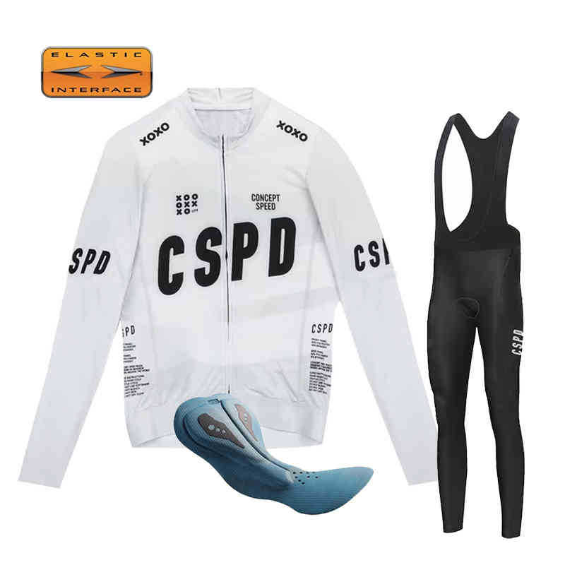 긴 소매 흰색 서스펜더 바지