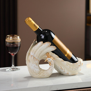Creative Peacock Wine Rack Ornaments Accessible Luxury High-End Home Living Room Dining Table Table Decoration Wine Cabinet Storage