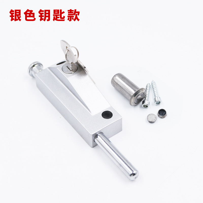 Cerradura de puerta giratoria cerradura de tierra puerta enmarcada abierta-montado cerradura de enchufe de tierra cerradura de resorte cerradura de piso de aleación de aluminio cerradura de puerta de madera