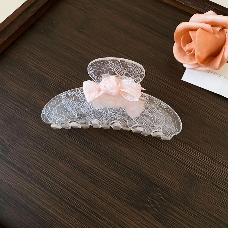 Carpeta de agarre de palabra redonda de color café, clip de tiburón de pelo de disco de alta gama retro, personalidad simple y de moda, nueva horquilla, accesorios para el cabello