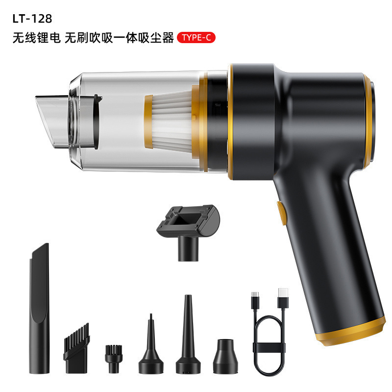 車用掃除機 3速大吸引ワイヤレス電力表示ポータブルブラシレス家庭用ハンドヘルドダストコレクター掃除機|undefined