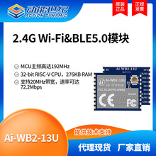 Ai-WB2-13U 2.4G Wi-Fi&BLE5.0ģ�� ��װ����ESP32-C3-WROOM-02U