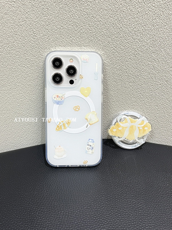 IDM 大穴リボンクロワッサンホルダー iPhone16Promax Apple 14 携帯電話ケース 13 に適しています|undefined