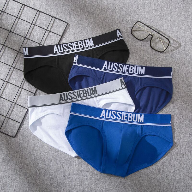 New aussiebum Briefs Cotton Low Waist Comfortable Breathable Youth Trendy Brand Briefs New aussiebum Briefs Cotton Low Waist Comfortable Breathable Youth Trendy Brand Briefs