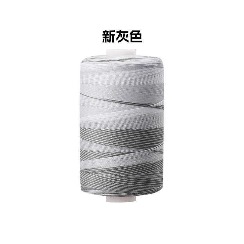 五彩线涤纶服装线 彩虹段染色渐变线 手缝七彩缝纫线批发|undefined