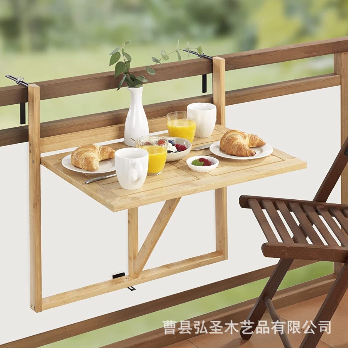 Mesa plegable para balcón Mesa plegable colgante de madera Mesa plegable Panel de mesa de madera plegable Mesa de centro Mesa de estudio rectangular montada en la pared