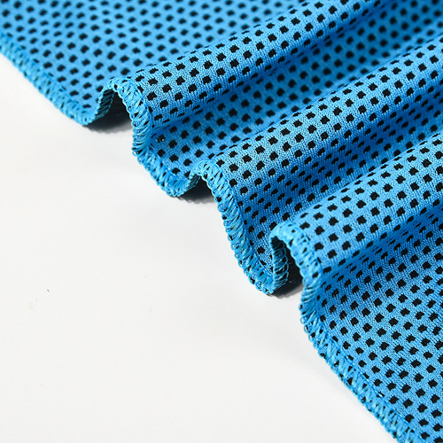 Cross-border sports cold feeling towel English bagged polyester sports cooling towel Sports cooling towel manufacturer wholesale