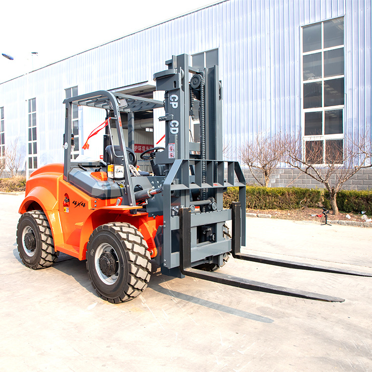 大型越野叉车升降液压工程运输搬运车建筑工地叉砖叉木多功能叉车