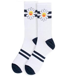 R 20115 Ins Chrysanthemum Pattern Mid Calf Socks С�r����Ͳ