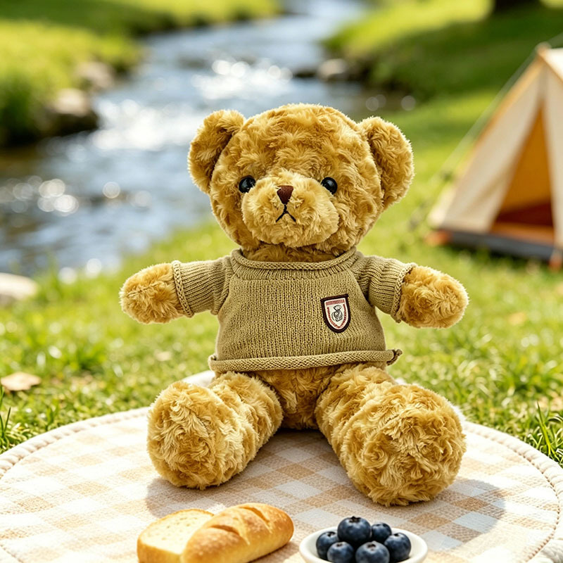 Cute Teddy Bear, Plush Toy, Doll, Stuffed Animal, Little Bear, Exclusive to Flower Shops, 520 Valentine's Day Gift