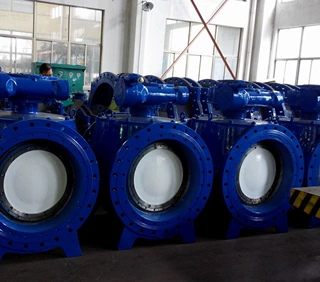 PQ340F,PQ340Y,PQ340H上装式偏心半球阀 球墨铸铁球阀DN40 50