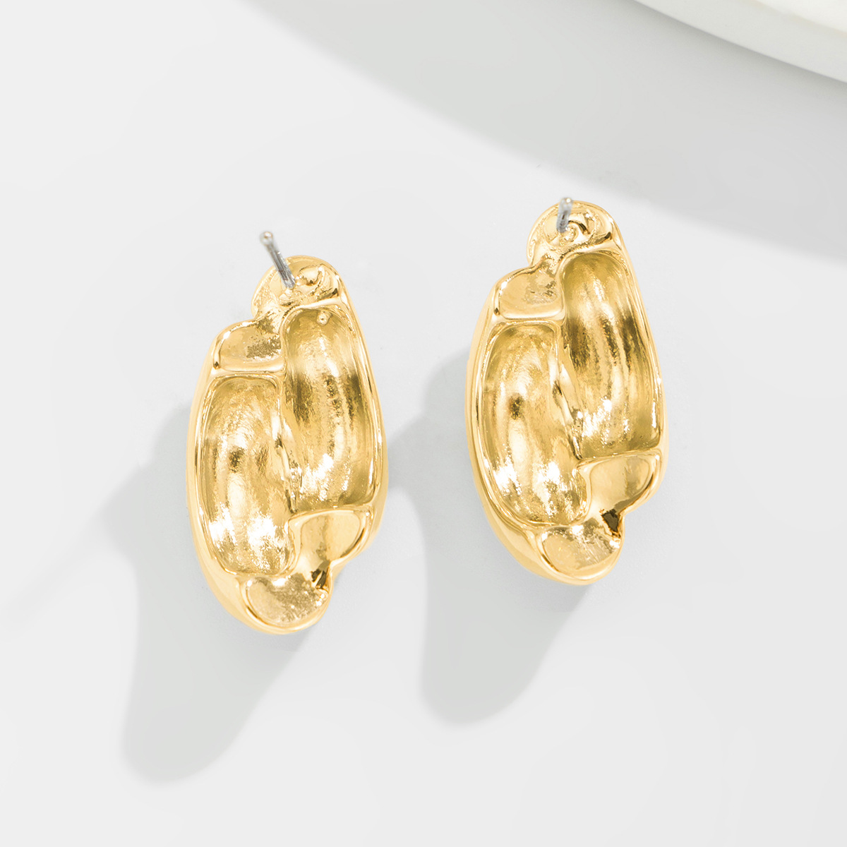 12g Weight Steel needle Ear Needle Material Drop Earrings, Ear Studs Classification 1 Pair Quantity Party, Street Occasion Alloy Material Geometric Pattern Women's Gender Polished Finish Plating Design Exaggerated, Punk Style 1 Pair Exaggerated Punk Geometric Plating Alloy Drop Earrings Ear Studs 27