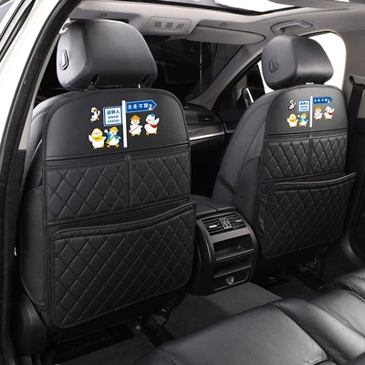 Chair back anti-kick pad Rear Seat Car Anti-Wear and - black-black-a-future-worth-looking-forward-to