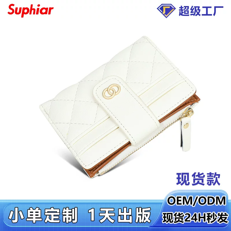 Wallet, bag, short card holder, genuine leather