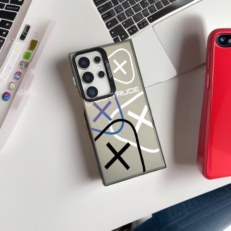 Cross-Border Popular Model Suitable for Samsung A56 Mobile Phone Case Samsung Galaxy S30 Trendy Note20 Niche S25