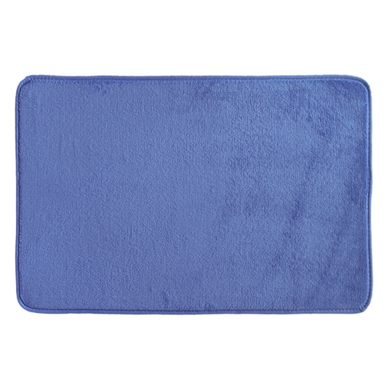 Fábrica en stock al por mayor de espuma de memoria de lana de coral alfombra de piso baño absorbente esponja alfombra de piso