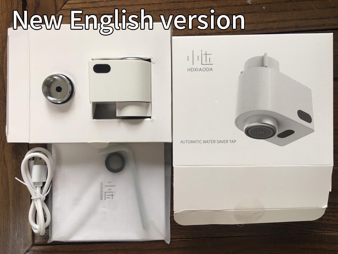 Xiaoda Sensor Water-Saving Device for Kitchen and Bathroom, Smart Charging Aerated Water Valve, Splash-Proof Infrared Faucet