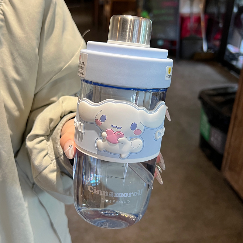 サンリオストローフルーツカップ大容量コップ18.5/22.5*7.1cm * 1個|undefined
