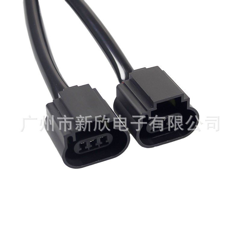 H13 macho a 2 H13 hembra luz de automóvil modificación arnés de cableado