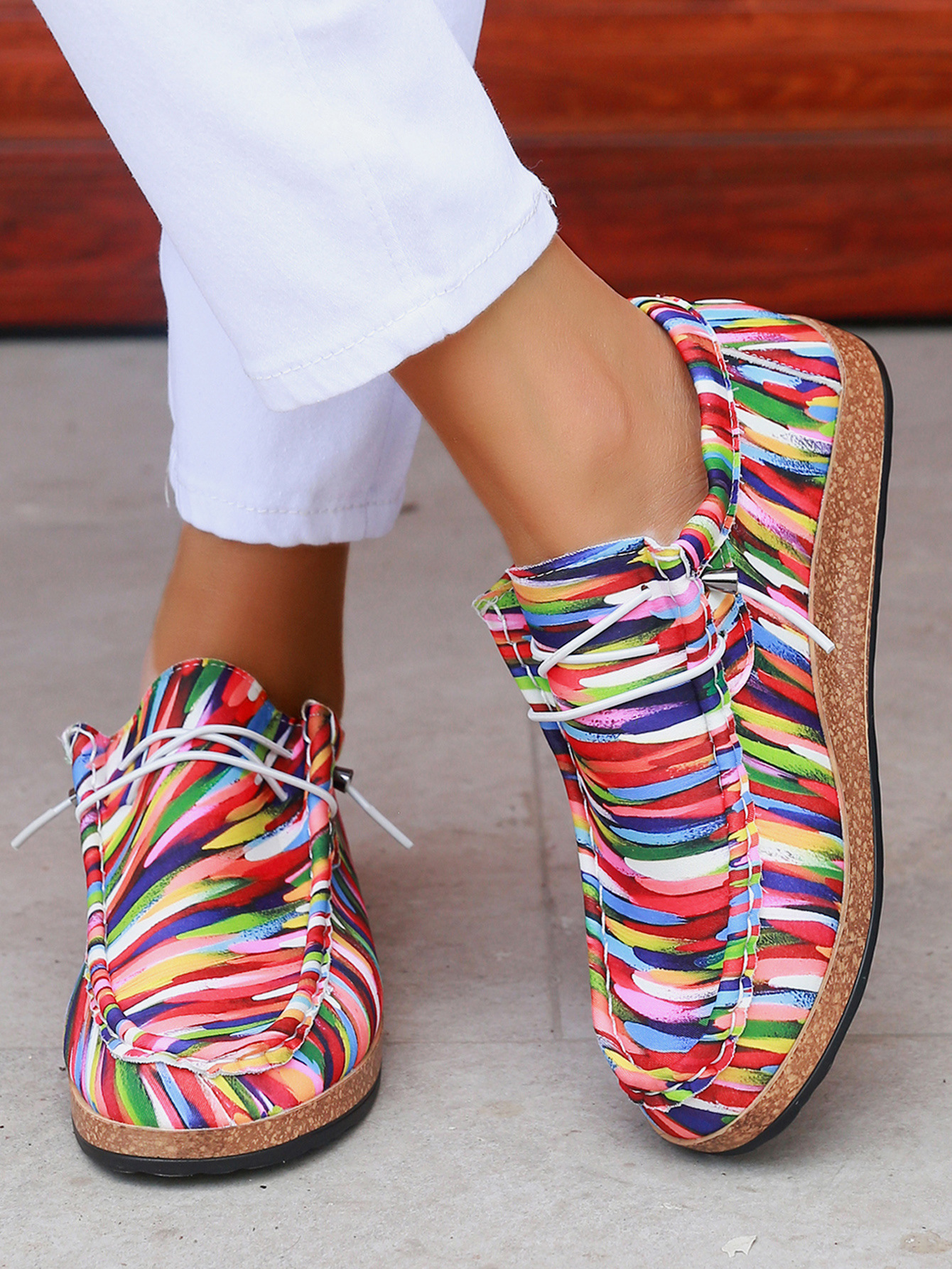 2024 new plus size board independent day color single one foot lazy shoes, canvas shoes_voghion.com