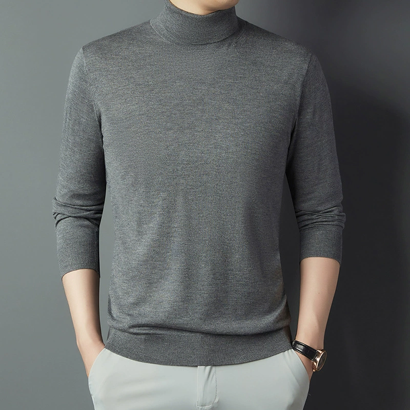 Men's knitted sweater, set, universal long-sleeve