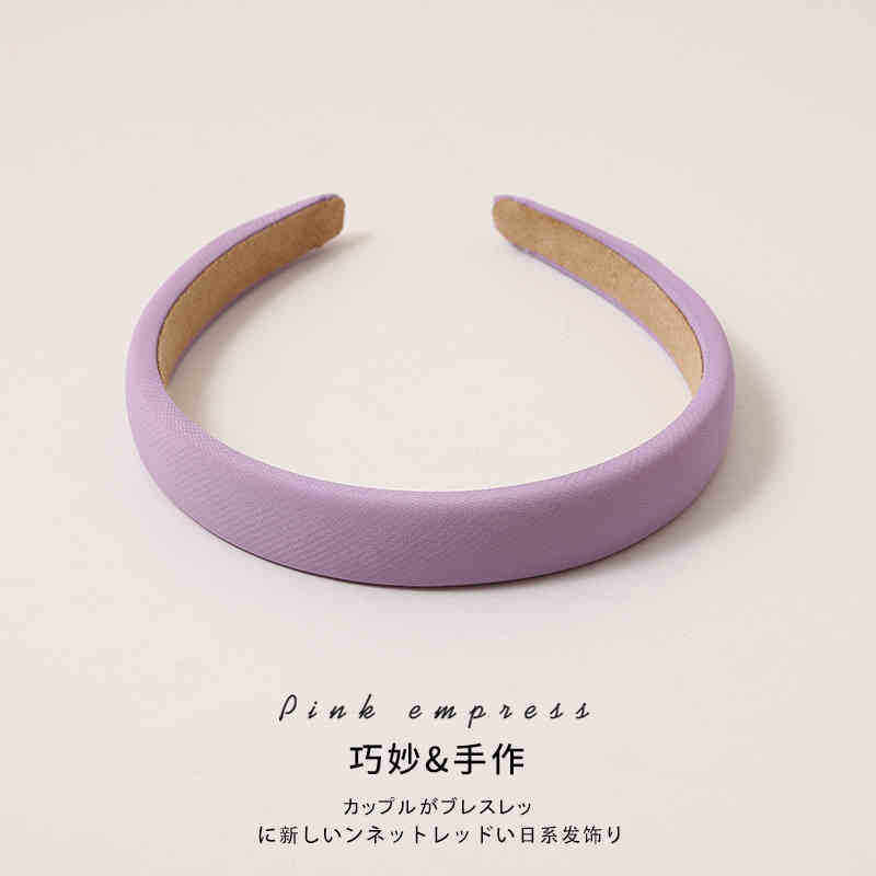 Brazo de cabello púrpura para mujeres 2025 nuevo cráneo alto otoño invierno brazo de cabello red rojo borde ancho lavado de la cara cabello prensado cabello tarjeta de cabello tocado