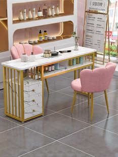 Fashionable Internet Celebrity Manicure Table and Chair Set, Simple Special Price, Economical Nail Salon Table and Chair, Single and Double Manicure Table