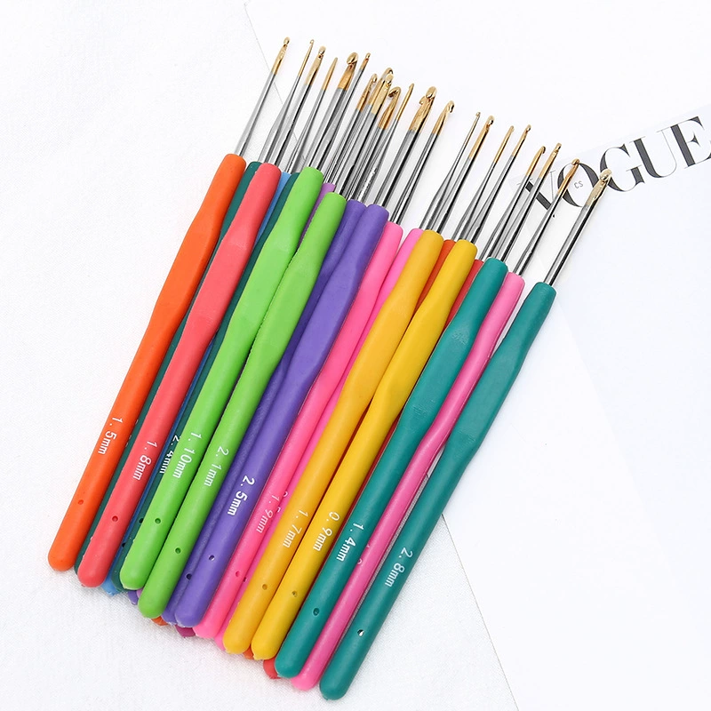 Высококачественная позолоченная головка кружева крючком