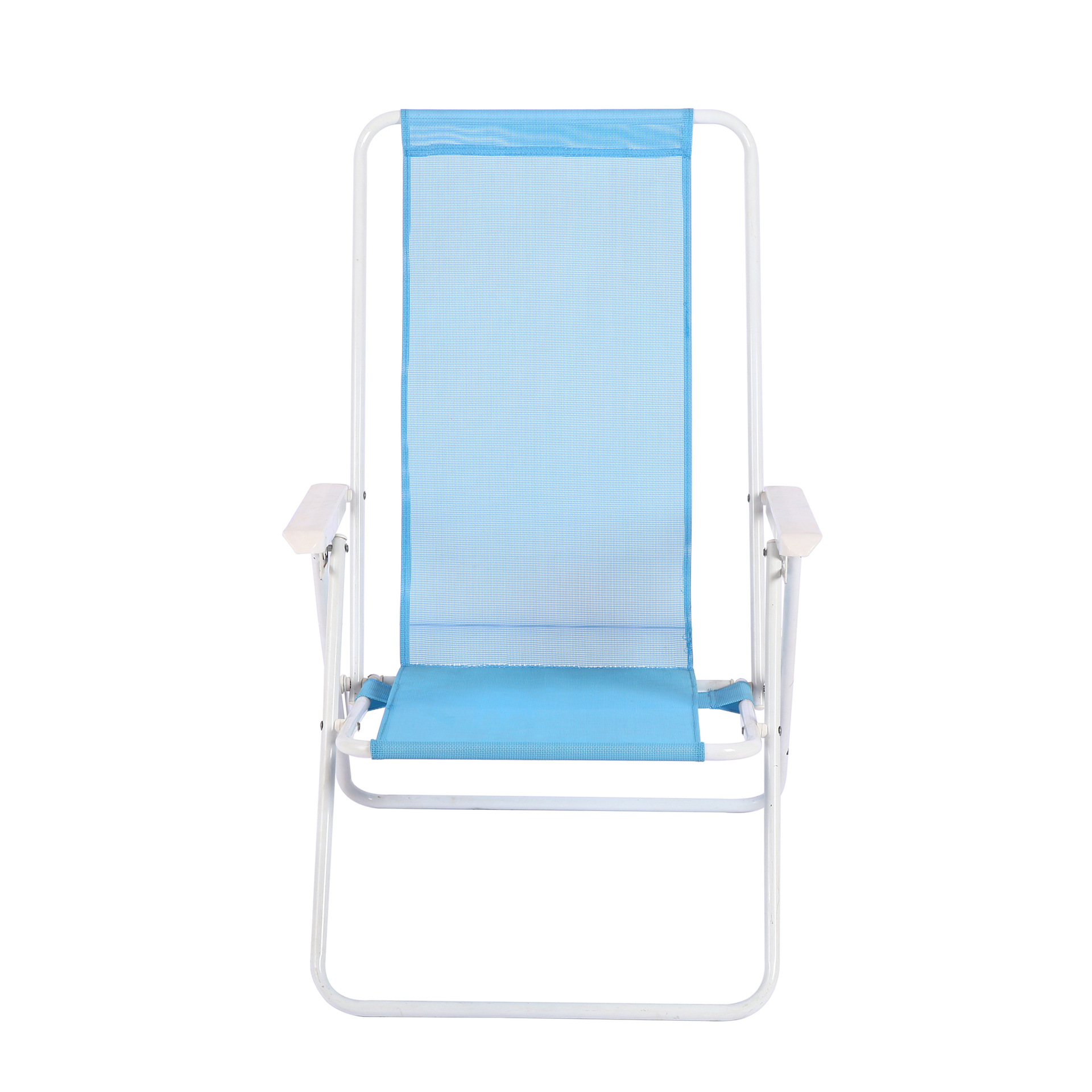 Transfronteriza al aire libre portátil plegable Silla de acero Oxford tela doble silla Silla de playa respaldo silla plegable al por mayor