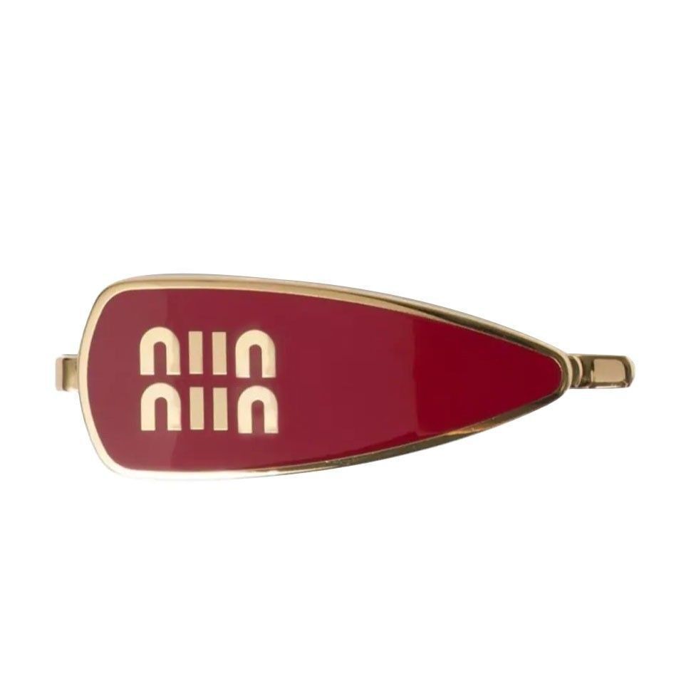 Miu's New Fashion Hairpin, the Same Style as the Influencer'S, Hair Accessory, Hair Clip, Bangs Clip, m Letter, Frosted Finish