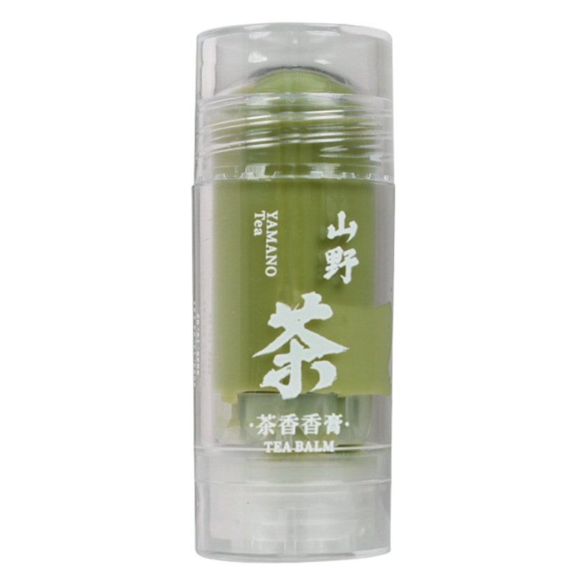 Soul Tea Mountain Wild Tea Fragrance Balm Forest Sandalwood Solid Perfume for Women, Long-Lasting Light Scent, Student Valentine's Day Gift