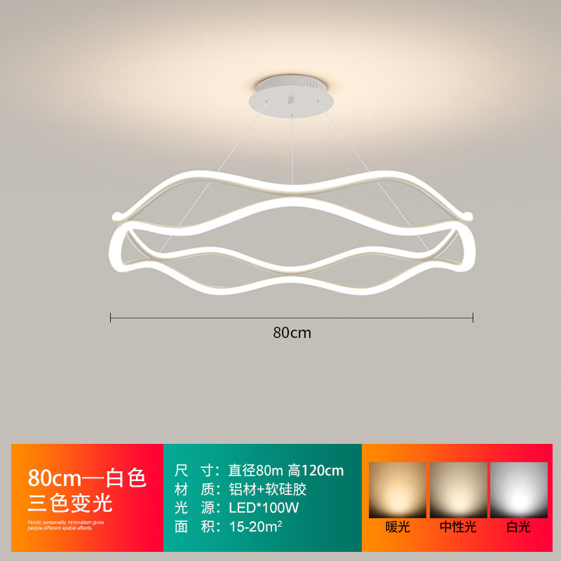 Lámpara de Techo para Sala de Estar, Modelo 2025, LED Moderna, Minimalista, Nórdica, para Dormitorio, de Lujo, Circular, Estilo Italiano, Luz Principal