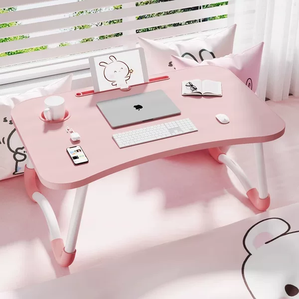 Small Bed Table, Foldable Table, Desk, Study Table, Student Dormitory Computer Table, Home Bay Window Desk