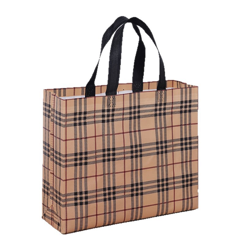 Bolsa de compras gruesa nueva red no tejida bolsa de tienda de ropa bolsa de regalo portátil bolsas de ropa de mujer personalizadas lggo