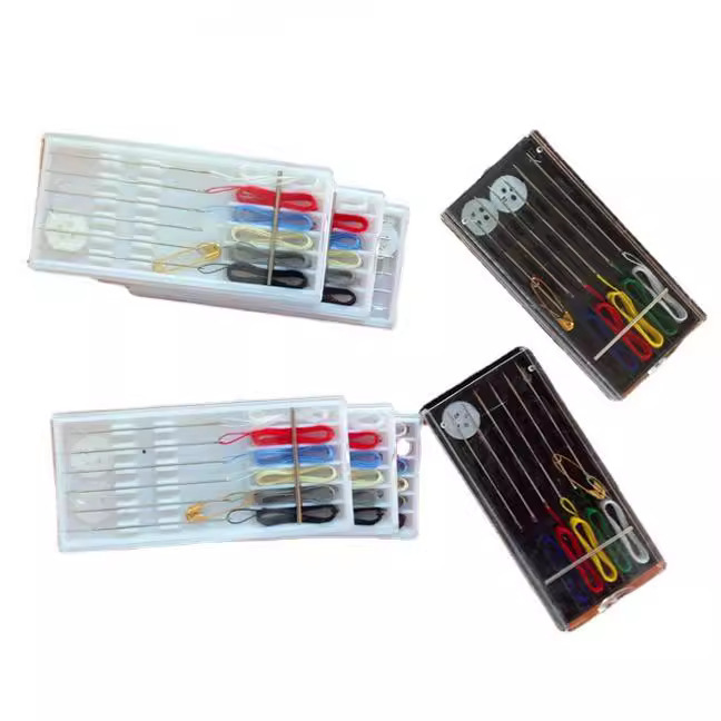 Portable DIY Hotel Sewing Kit, High-End Guesthouse, Inn, Disposable Sewing Machine Supplies, Sewing Box, Plastic