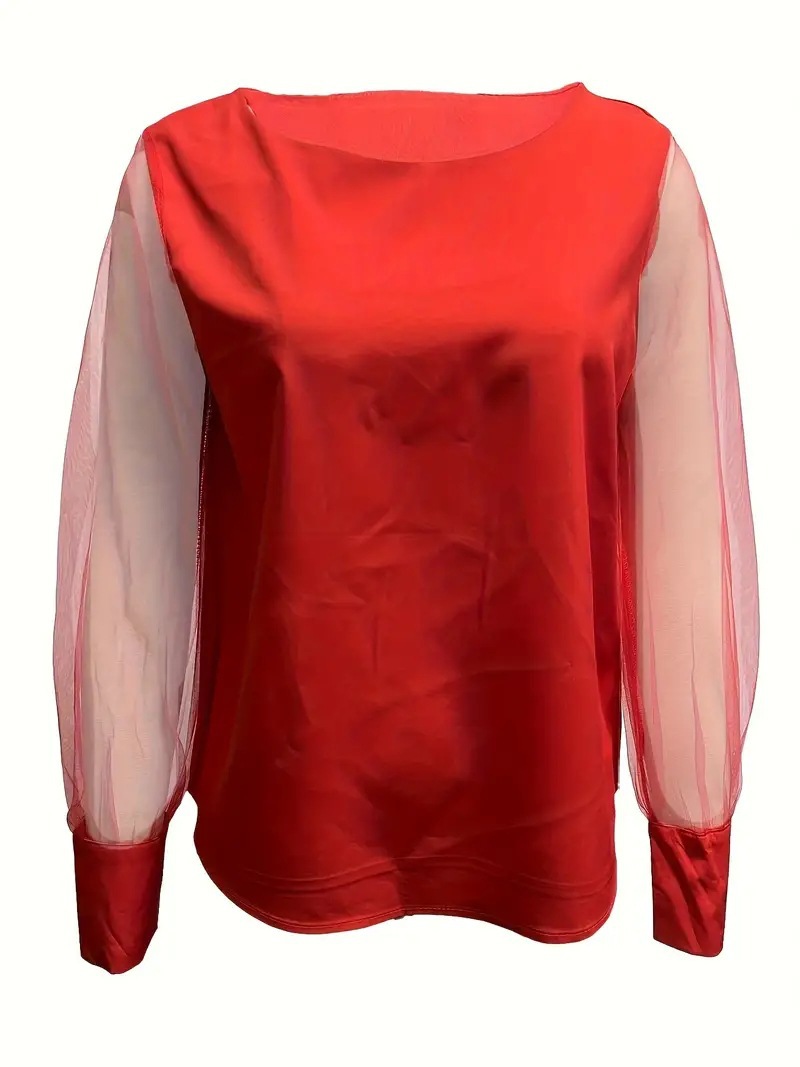 Women's Gender Wholesale Women's Elegant Solid Color Long Sleeve Blouses
