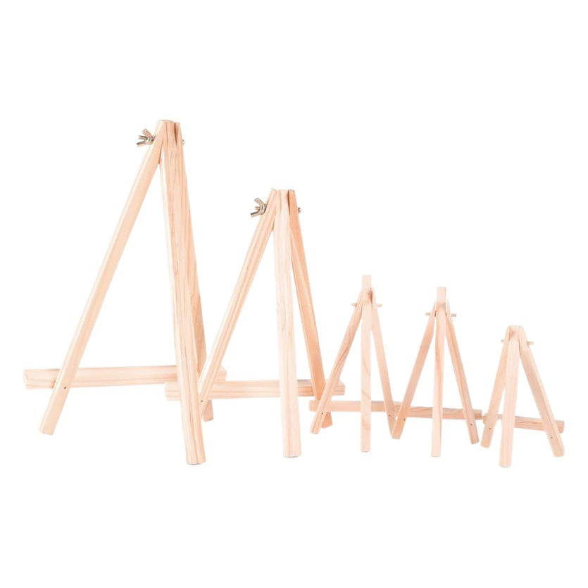 Детский мини-деревянный мольберт Настольный мольберт Деревянный штатив из цельного дерева Художественная живопись Эскиз Кронштейн