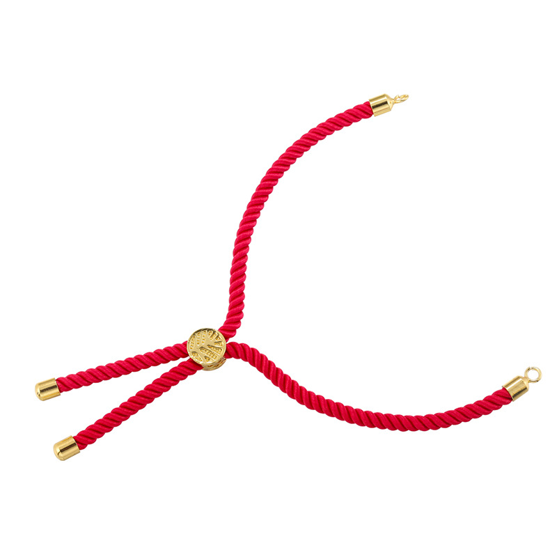 8g Weight Rope Jewelry Making Type Bracelets, Jewelry Accessories Classification 1 Piece Quantity cord Material Solid Color Pattern Knitting Design Simple Style Style 1 Piece Simple Style Solid Color Cord Knitting Rope Jewelry Accessories 16