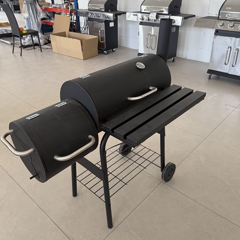 BBQ estilo americano estofado ahumado ahumado horno para niños y madres parrilla de jardín portátil parrilla de carbón a la parrilla doméstica horno ahumado