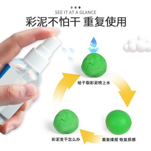 Small Wheat Colored Clay Dental Doctor Dental Model Toy for Children Kindergarten DIY Super Light Clay for Boys and Girls