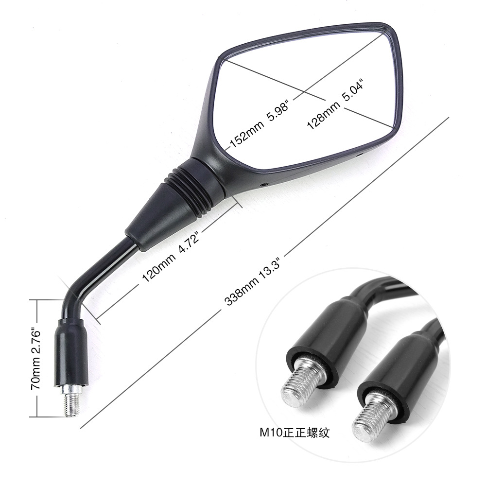 Suitable for Haojue Linmu Dl250 Lichi Gw250S 250 250F Uy Motorcycle Rearview Mirror Reversing Mirror
