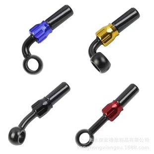 Cross-border Kanghong brake oil pipe joint motorcycle electric car aluminum alloy M10 * 1 color fish eye joint