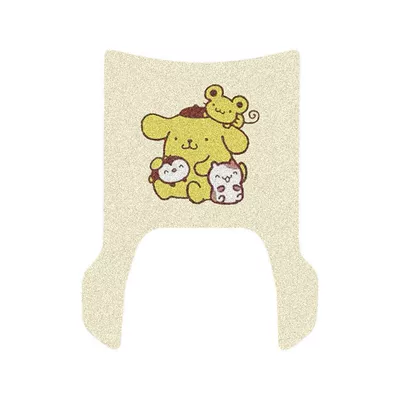 Battery Vehicle Pedal Pads, Waterproof – Electric vehicle foot mat - tai-ling-super-6-flowers-pudding-dog