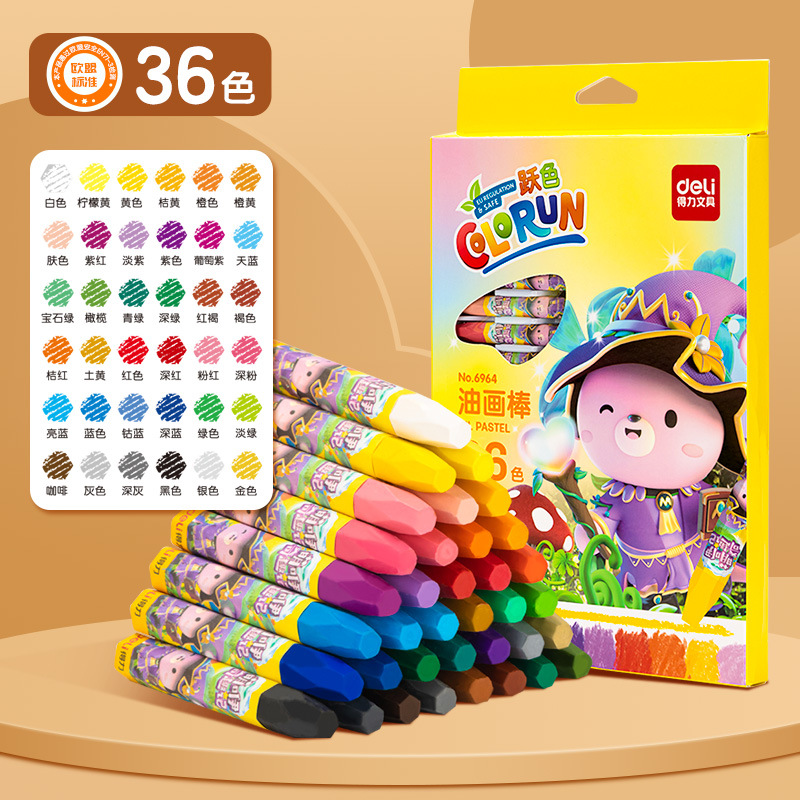Pasteles al Óleo Infantiles Hexagonal para Jardín de Niños y Pintura image 9